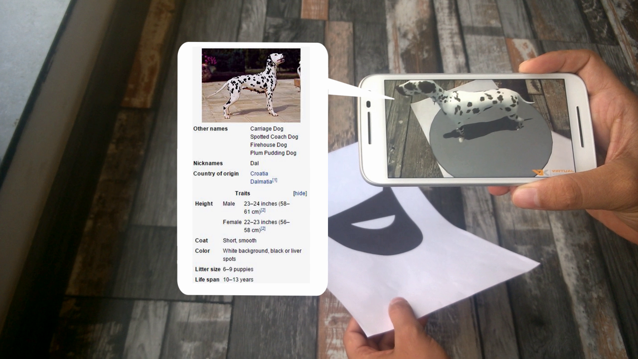 Educational Augmented Reality Application